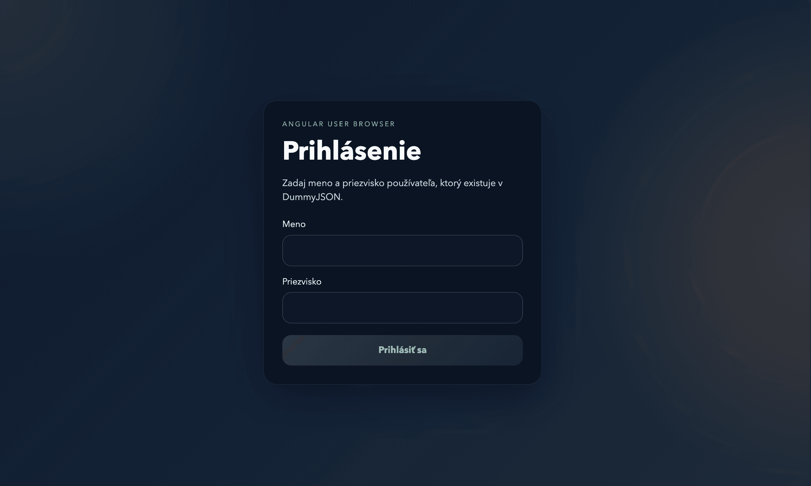 Angular API Fetching App
