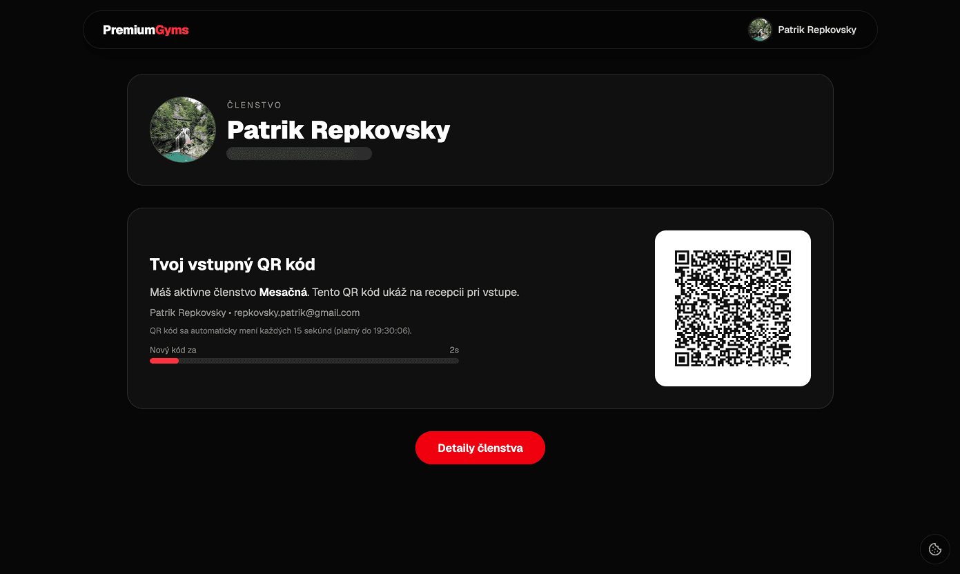 Tap-it Membership page