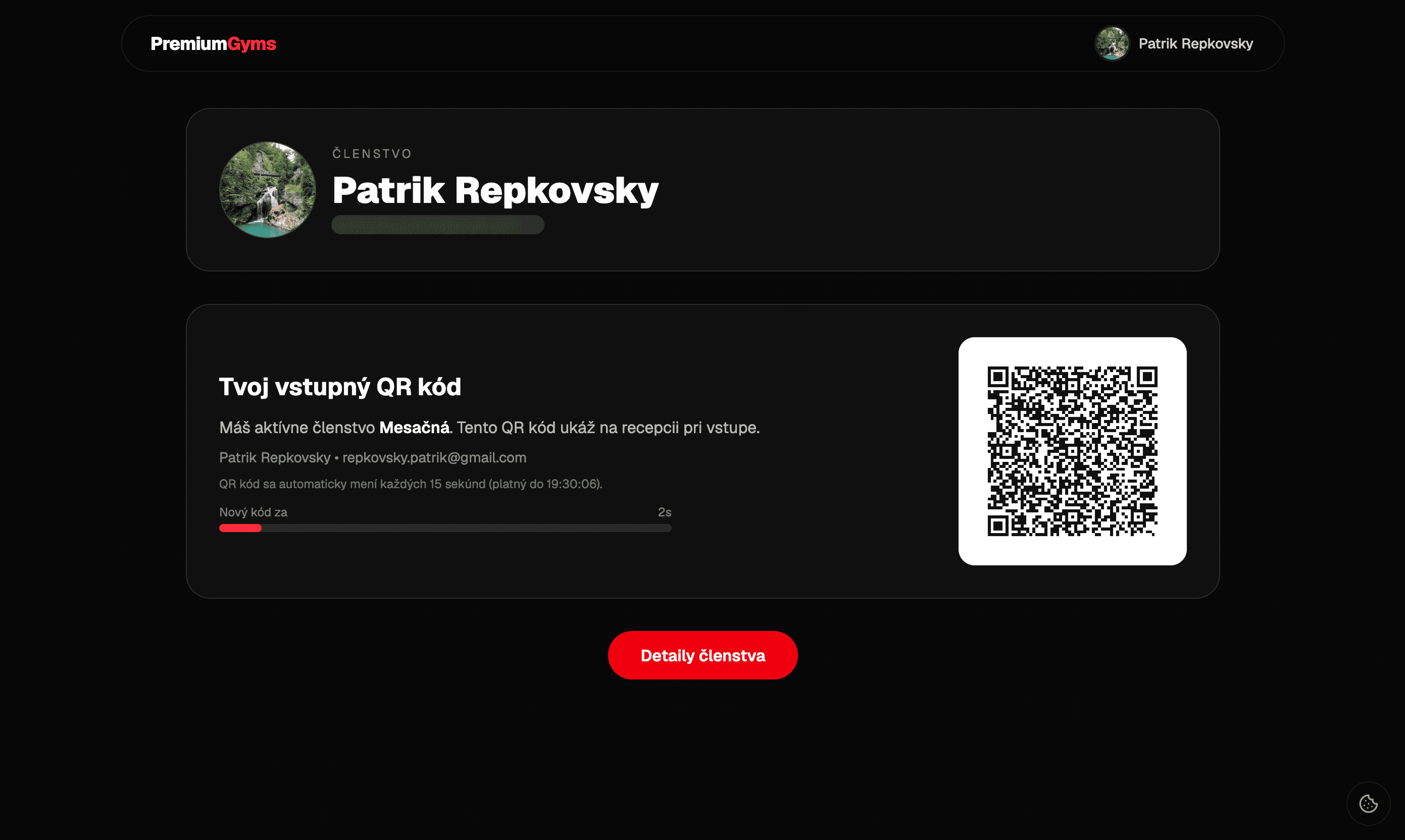 Tap-it Membership page