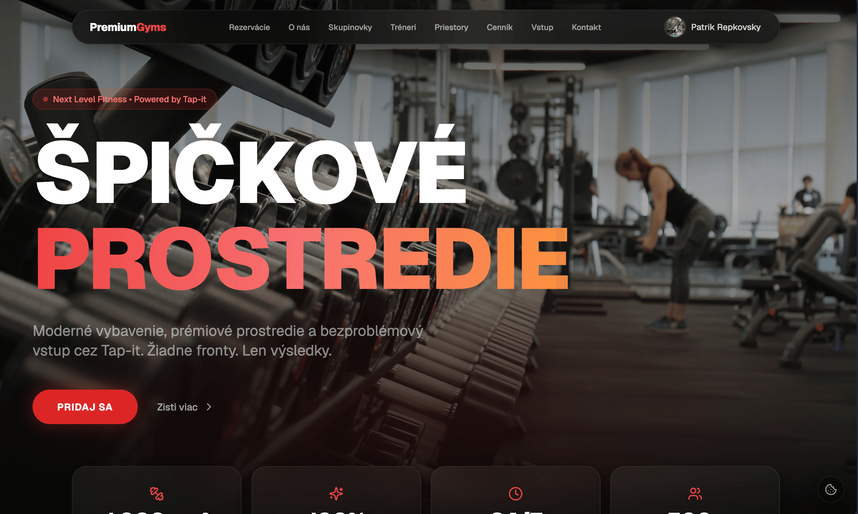 Tap-it Landing page